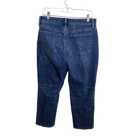 Talbots High Waist Straight Ankle Jeans Size 10p - Picture 2 of 6